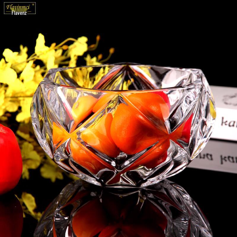 Flavinmci Nowoczesna Europejska Szklana Kryształowa Misa na Owoce