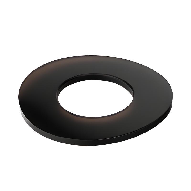 Yigu Black PVC Insulating Waterproof Flat Washer (M2-M10, M4-M5)