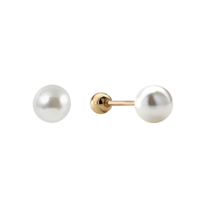 verte [14k gold] Deux.k.46 / pearl piercing (2 size)