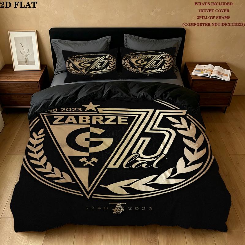 Grnik Zabrze Pattern Bedding uilt Set uilt Cover Pillowcase Home Decoration Birthday Gift (1 * duvet cover + 2 * pillowcase without core)