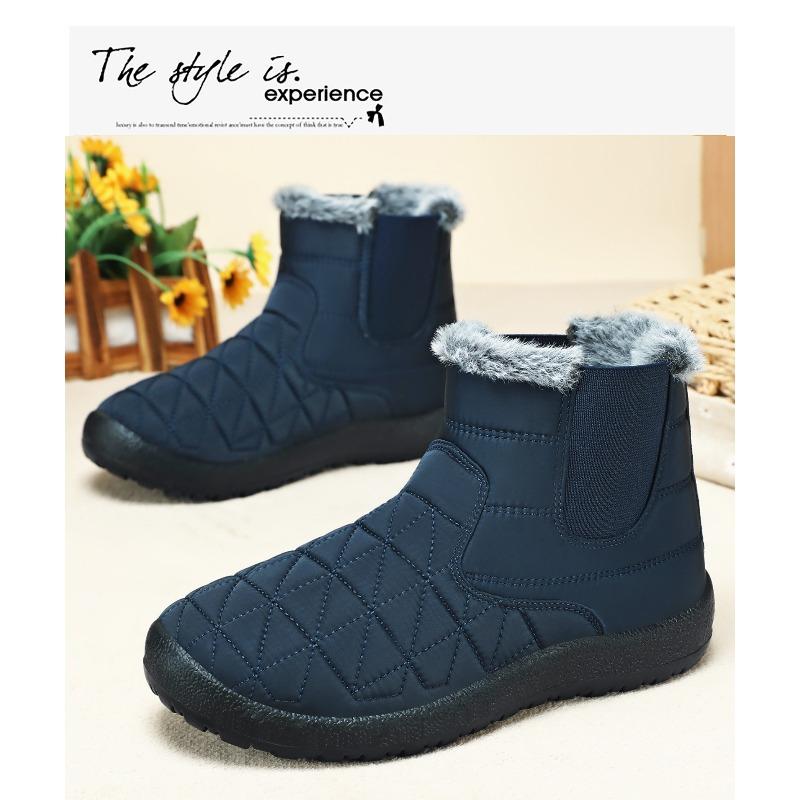 Cotton Shoes, Women's Fleece, Thickened Boots, High-top Soft-soled Snow Boots, Cold-proof and Warm Women's Boots, Comfortable Cotton Boots