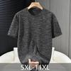 T-shirt Surdimensionné Grande Taille 3XL-10XL Homme Été Tops Mode T-shirt Manches Courtes Vêtements d'Été Homme