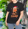 Oh Snap Gingerbread Man Cute Christmas Cookie Baking Team T-Shirt