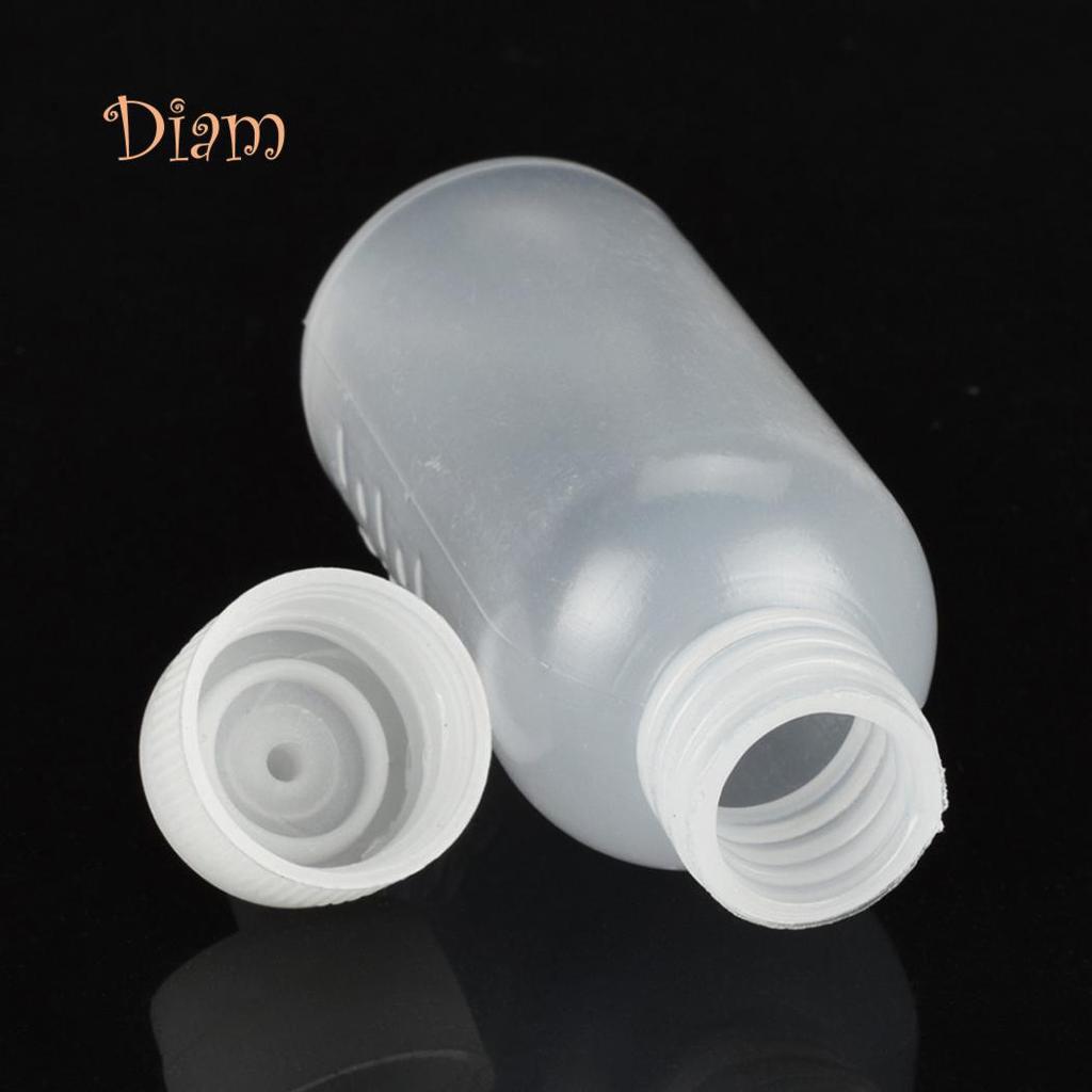Diahy Portable 30ml Empty Plastic Squeezable Dropper Nozzles Refillable Bottle Kit Accessories