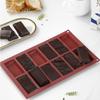 12 Mulden Silikon Schokoladenriegelform Tief Dubai Schokoladenformen Süßigkeiten Backform für Gebäck