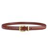 Women's Fashion Leather Belt - Slim, Versatile Pin Buckle for Jeans