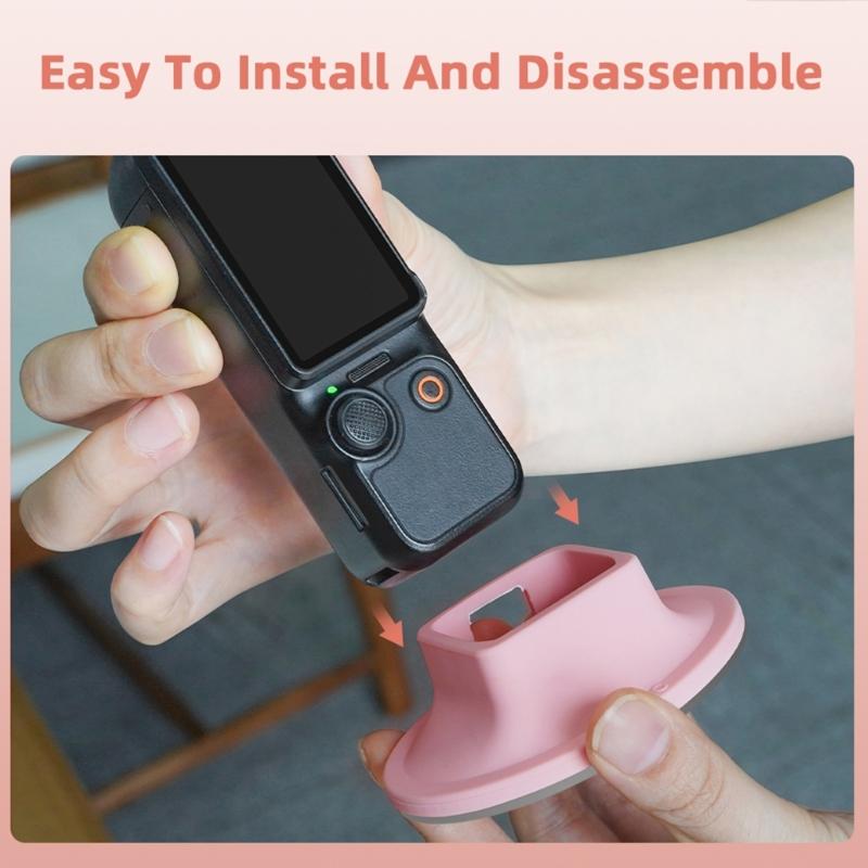 Adjustable Silicone Camera Holder Desktop Mount for Pocket 3 Cameras Stable For Vloggings Content Creation
