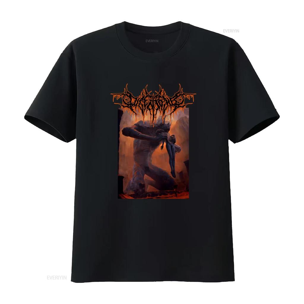 DISENTOMB The Decaying Light T Shirt Dark Fantasy Monster Art Print for Men Vintage Washed Stylish Top For Everyday Wear