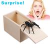 Wooden Prank Trick Practical Joke Home Office Scare Toy Box Gag Spider Mouse Kids Funny Gift