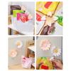 1 Set Refrigerator Magnets Cute Set of Six Clips Snack Storage Daisy Shape Gift Home Decor Durable 3D Design Creative 9x9cm