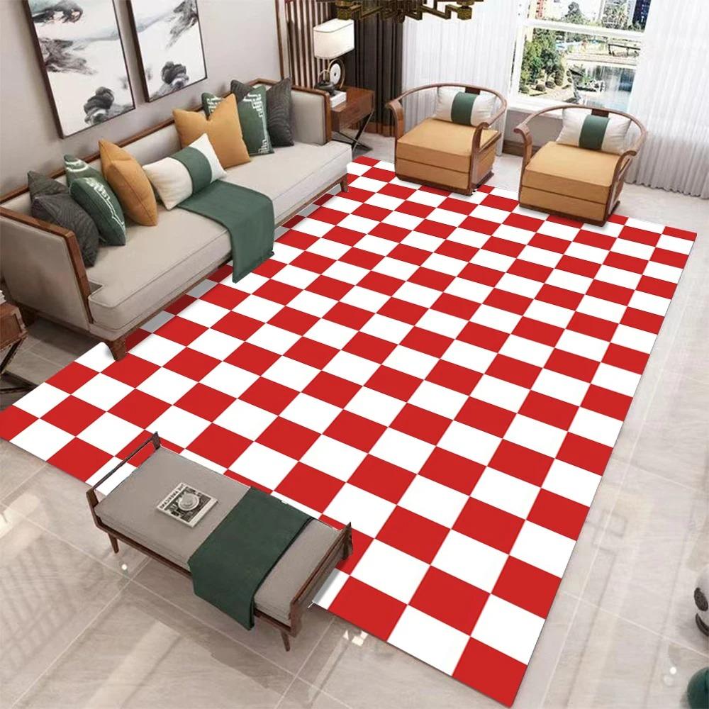 Checkerboard Pattern Carpet Various Styles With