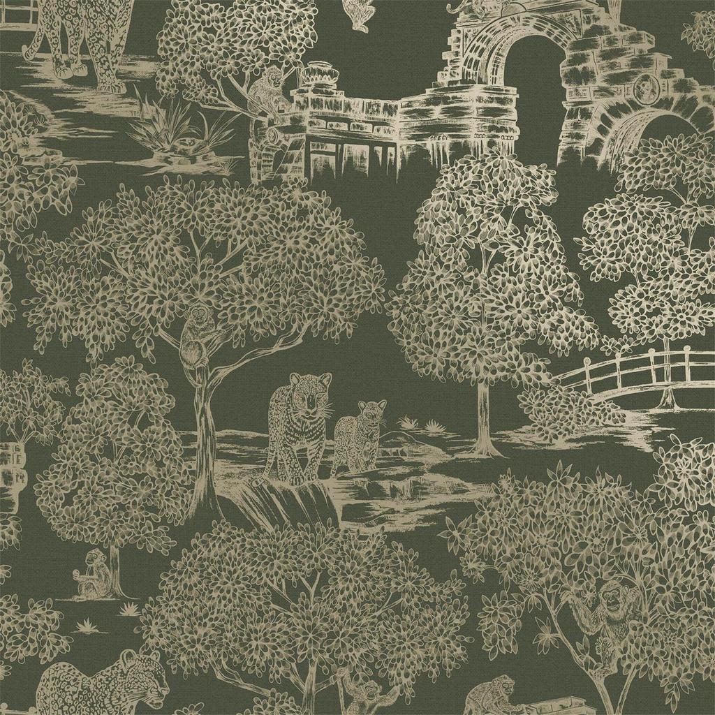Holden Décor Eastern Horizons Zoo Lake Wallpaper