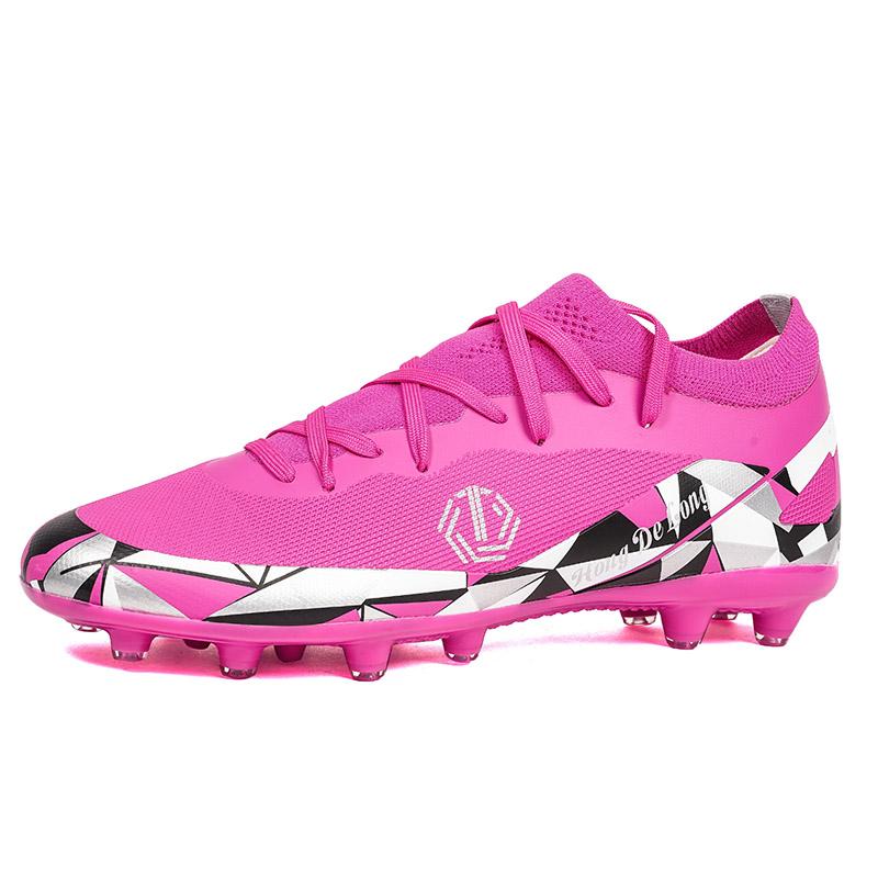 

Youth Soccer Footwear Fg Sneakers Cushioning Ankle Protection Anti Slip Design Light Breathe Artificial Grass Football Footwear Premium 35