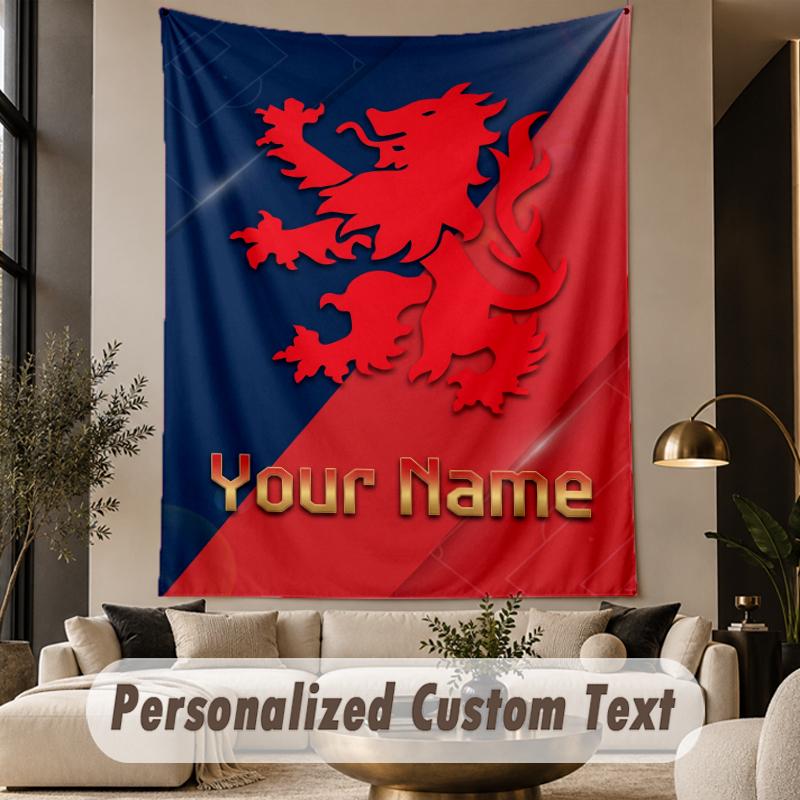 Custom Text Tapestry Middlesbrough FC Print Wall Tapestry Indoor Living Room Wall Decor