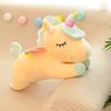 Cute Pony Plush Toy Rainbow Angel Unicorn Girl Heart Plush Doll Simulation Pony Stuffed Pillow Girlfriend Birthday Gift