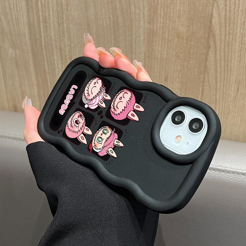 Big Wave Edge Weiches Silikonmaterial Macaron-Telefongehäuse Stoßfestes Schutzgummigehäuse für iPhone Samsung Huawei Honor Xiaomi Redmi OnePlus Moto