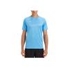 Under Armour Casual Solid Color Sports Jersey Knit Crew Neck Short Sleeve T-Shirt Unisex Tops Manchester-Blue 21500525-465