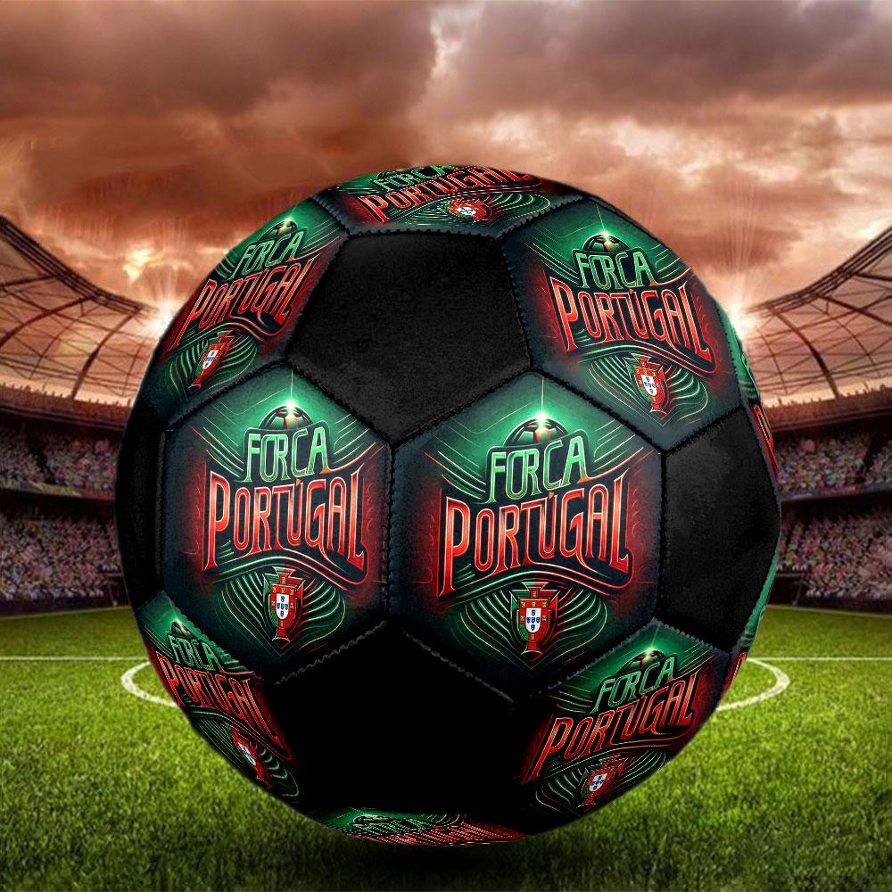 1pc Portugal National Football Team Soccer Ball Size 5 Indoor Soccer Ball Fashion Colorful Backyard Game - Great For Sports Fans Gift HE50