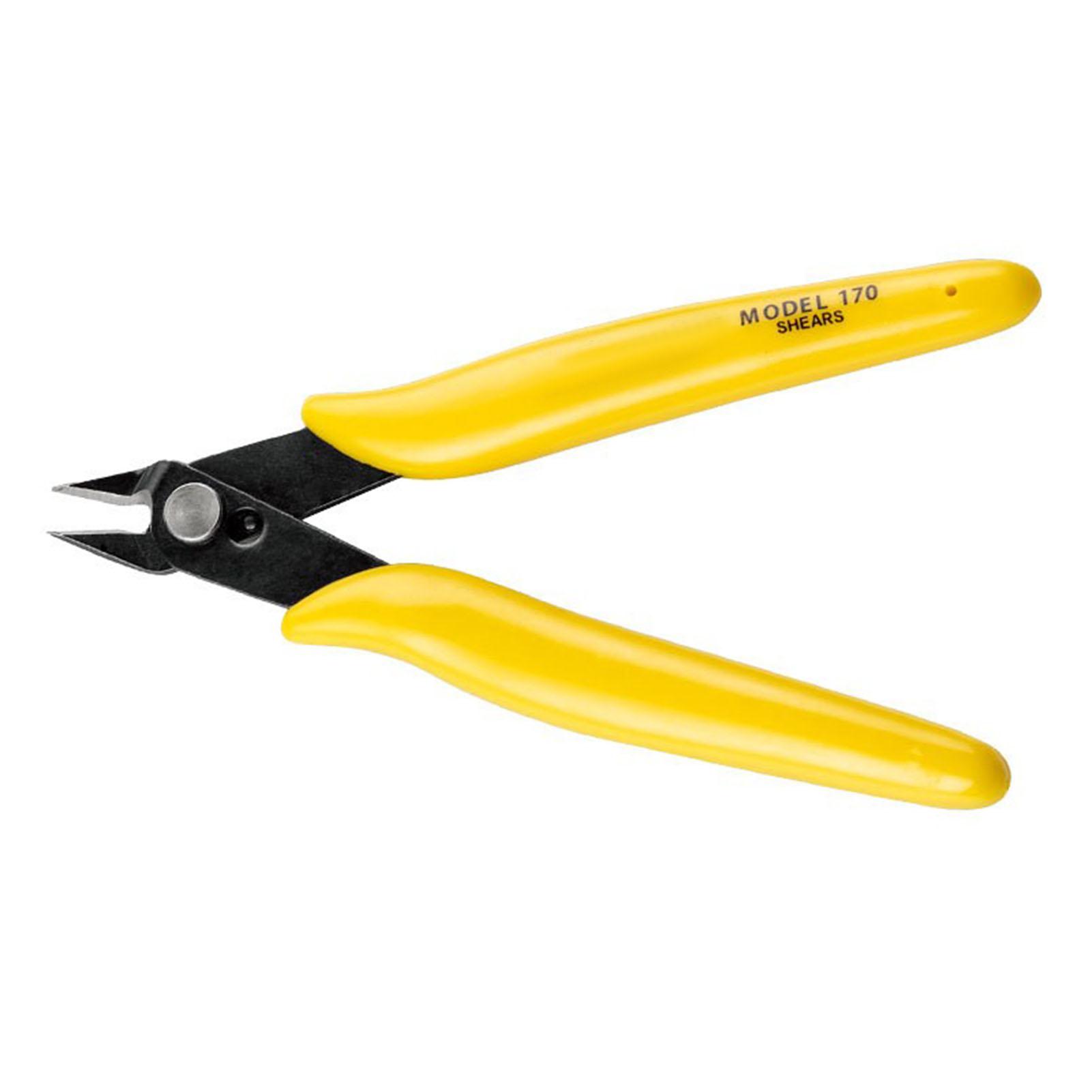 

Mini Electronic Plier Yellow Rubber Handle Wear Resistant Carbon Steel Micro Wire Cutter for
