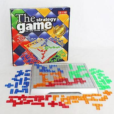 Επιτραπέζιο Tetris Gladiator: Διαδραστικό Παιχνίδι Γονέα-Παιδιού με Πλέγμα και Πιόνια για Πολλούς Παίκτες