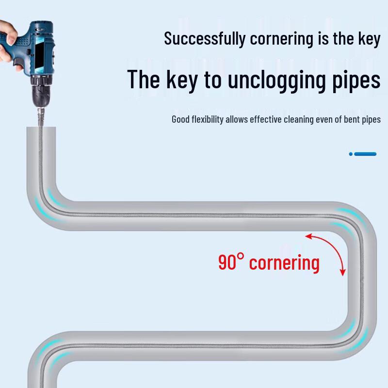 Lenuo Electric Drill Drain Clog Remover Spring