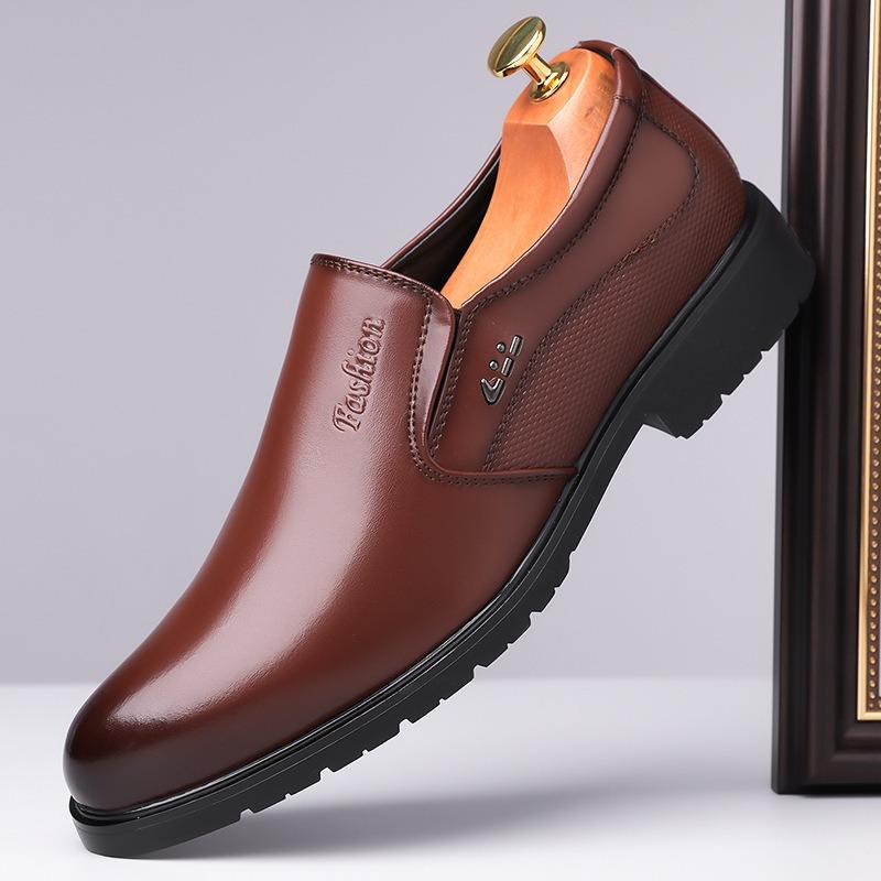 British Large Size 35-50 Men's Dress Shoes Spring Autumn New Designer Leather Shoes Men Fashion Black Solid Color Loafers Male
