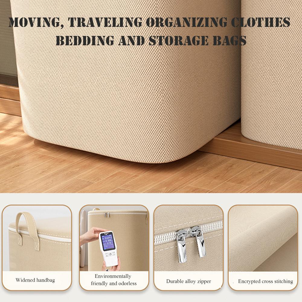 Oxford Cloth Quilt Clothes Organiser Household Quilt Items Storage Box For Home Storage