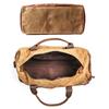 Waterproof Waxed Canvas Leather Men Travel Bag Hand Luggage Bag Carry On Large Tote Vintage Men Duffle Weekend Bag Big Overnight