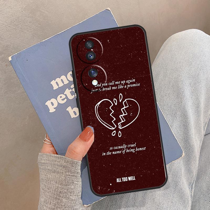 All Too Well Lyrics Case For Honor Magic 8 Pro 5 6 7 Lite Cover For Honor 400 200 90 70 50 X8a X8b X9a X9b X9c