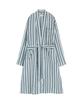 FOVERE Olive Striped Robe
