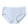 Ladies Spring and Summer Simple Pure Color Full Cotton Crotch Waist Triangle Briefs