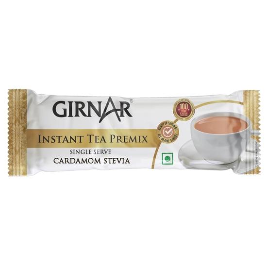Girnar Instant Cardamom Chai Premix With Stevia - 10 Sachets, 100 Grams