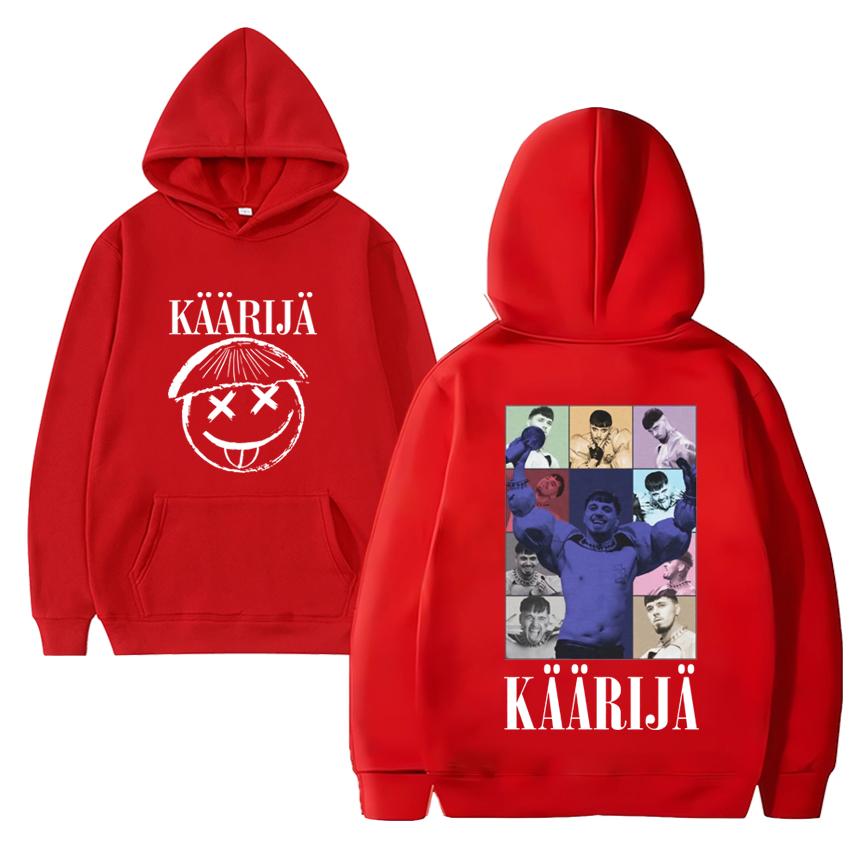 Käärijä Sänger The Eras Tour Doppelseitiger Druck Hoodie Unisex Lässig Fleece Langarm Streetwear Männer Frauen Vintage Sweatshirt