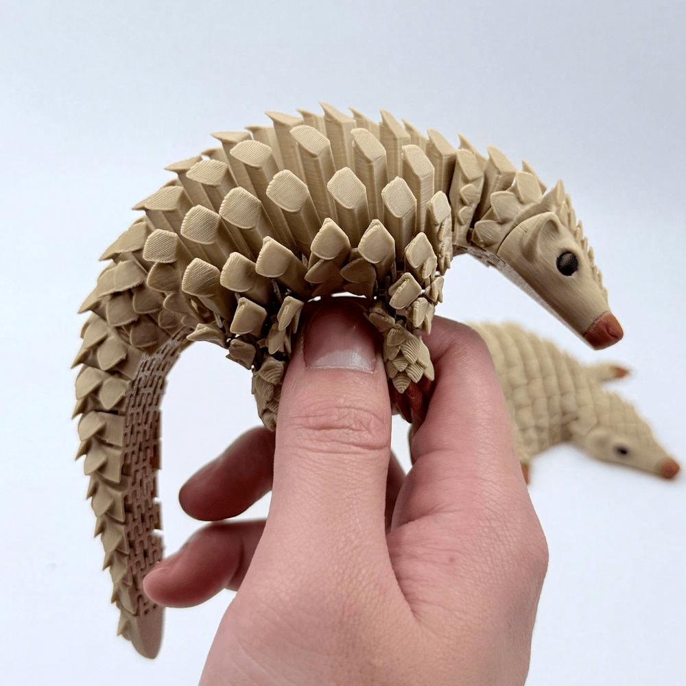 3D-gedruckte bewegliche Schuppentier-Figur Flexible Gelenke Schreibtischdekoration Multifunktionaler Stressabbau Fidget-Spielzeug Einzigartiges Geschenk