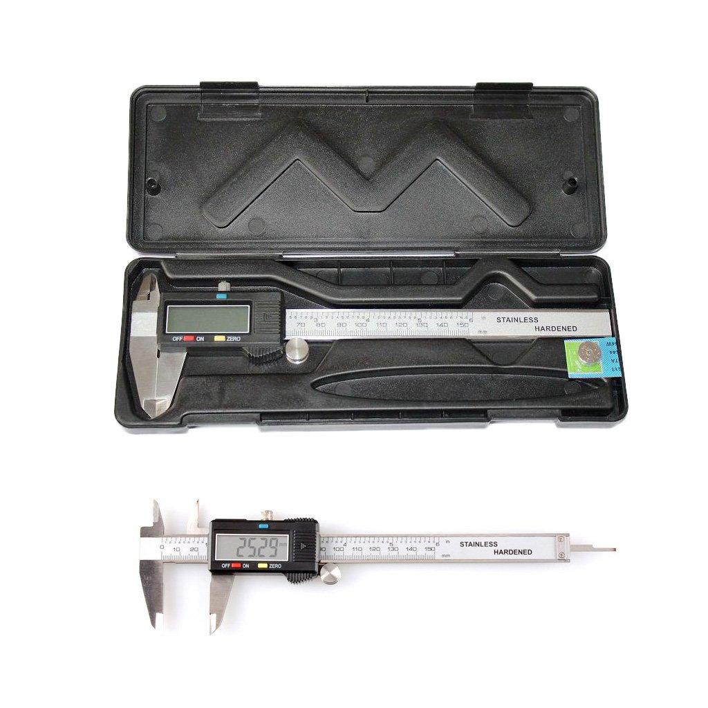 Vernier Caliper Storage Box for Case Portable Carry for Case for 150mm/6-inch Stainless Steel Electronic Digital Vernier 9.25x3.35x0.98i