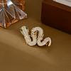 XZ60313 Snake Brooch Women's High-end Anti Glare Chest Flower Exquisite Light Luxury Style Brooch