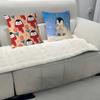 Cute Penguin Cushion Cover Car Throw Pillow Case For Sofa Car Christmas Gift 40x40cm 45x45cm