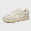 2025 Men's Retro White Leather Casual Trainers - Lightweight, Breathable, Soft Sole