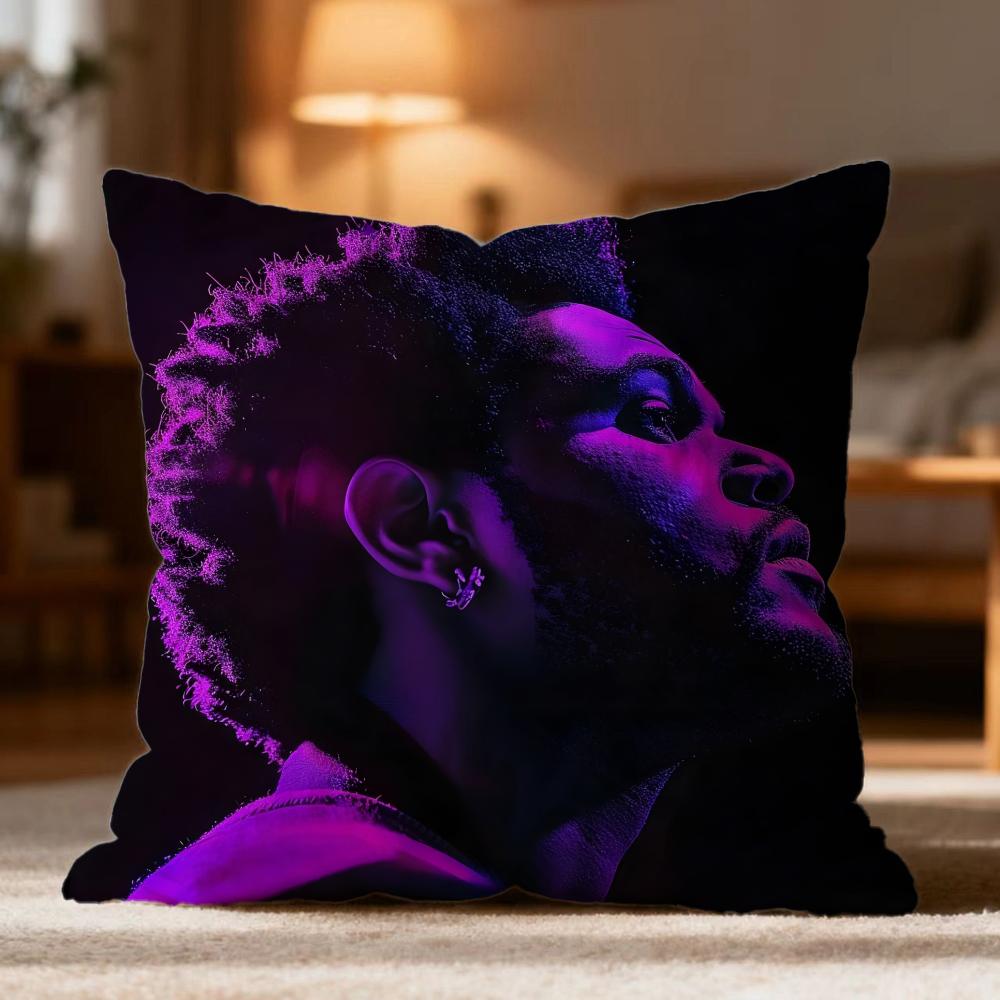 Hot T-Tthe weeknder Cushion Cover Soft Washable Pillow Case Multi-Scene for Couch Bed Travel Office Use