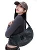 Mlb Vintage Washed Shoulder Bag Ny (Charcoal Grey)