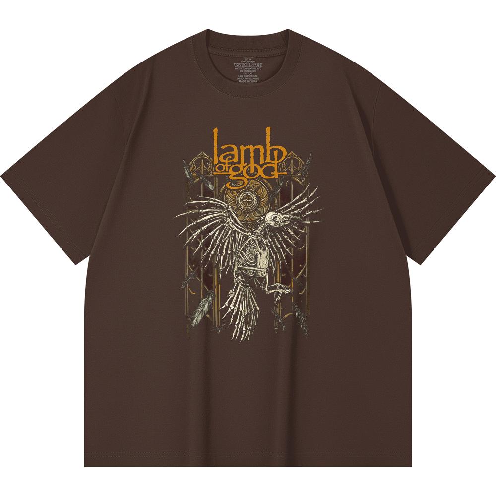 230 g/m² 100% Baumwolle Heavy Metal T-Shirt Rockband Beliebte Musik Druck Unisex Schweres Baumwoll-T-Shirt