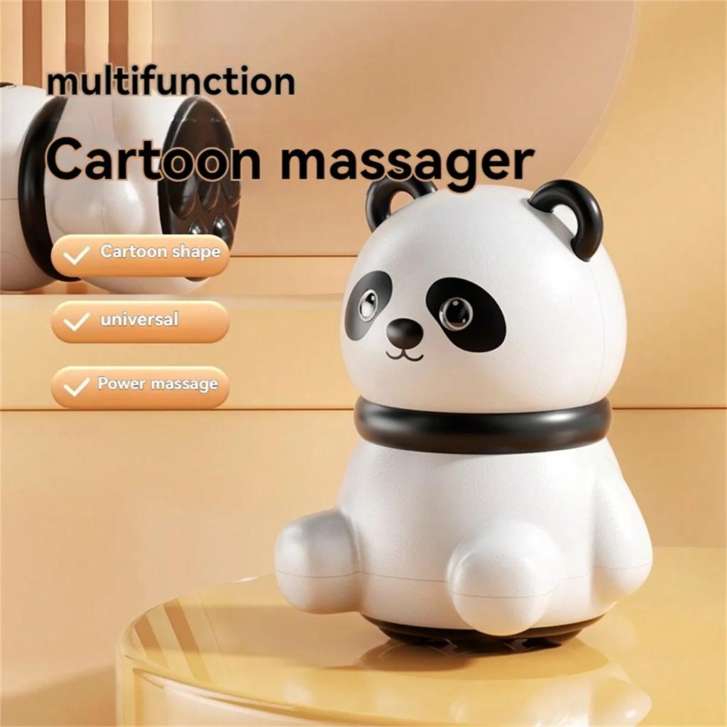 Panda Massager Fascia Gun Head Cervical Cartoon Decompression Mini Vibration Massage Instrument