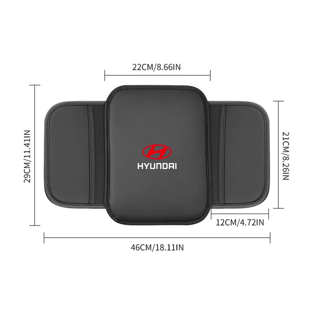 Car Armrest Pad Center Console Arm Rest Box Cover Protective Mat Auto Accessorie For Hyundai Tucson Solaris i20 i30 ix20 ix25 MM18