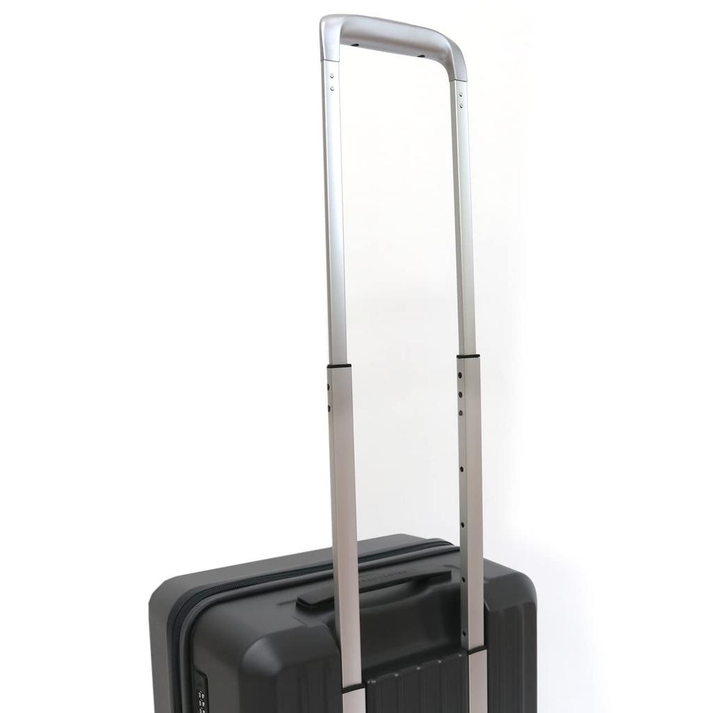 Koffer Nächte LIEVE 48cm TSA Schloss 4 Rollen Leise [Frequenter] 1-3 Handgepäck 1-250 (DUNKELGRAU)