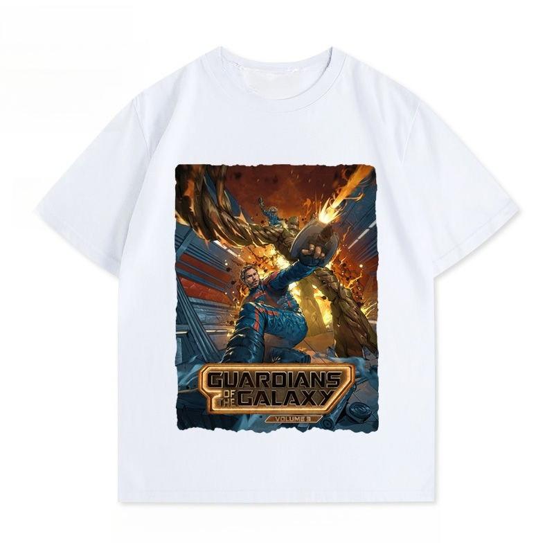 Genuine X-Men Wolverine Printed Short Sleeve Unisex Fashion Comfortable Crew Neck T-Shirt Loose Large Size