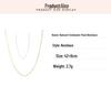 18K Gold-Plated Freshwater Pearl Necklace - Stylish Titanium Steel Clavicle Chain