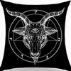Tarot Printed Line Pillow Cover Moon Star Home Bedroom Sofa Pillow Cushion Cover