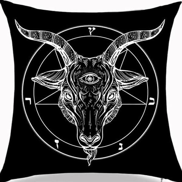 Tarot Printed Line Pillow Cover Moon Star Home Bedroom Sofa Pillow Cushion Cover
