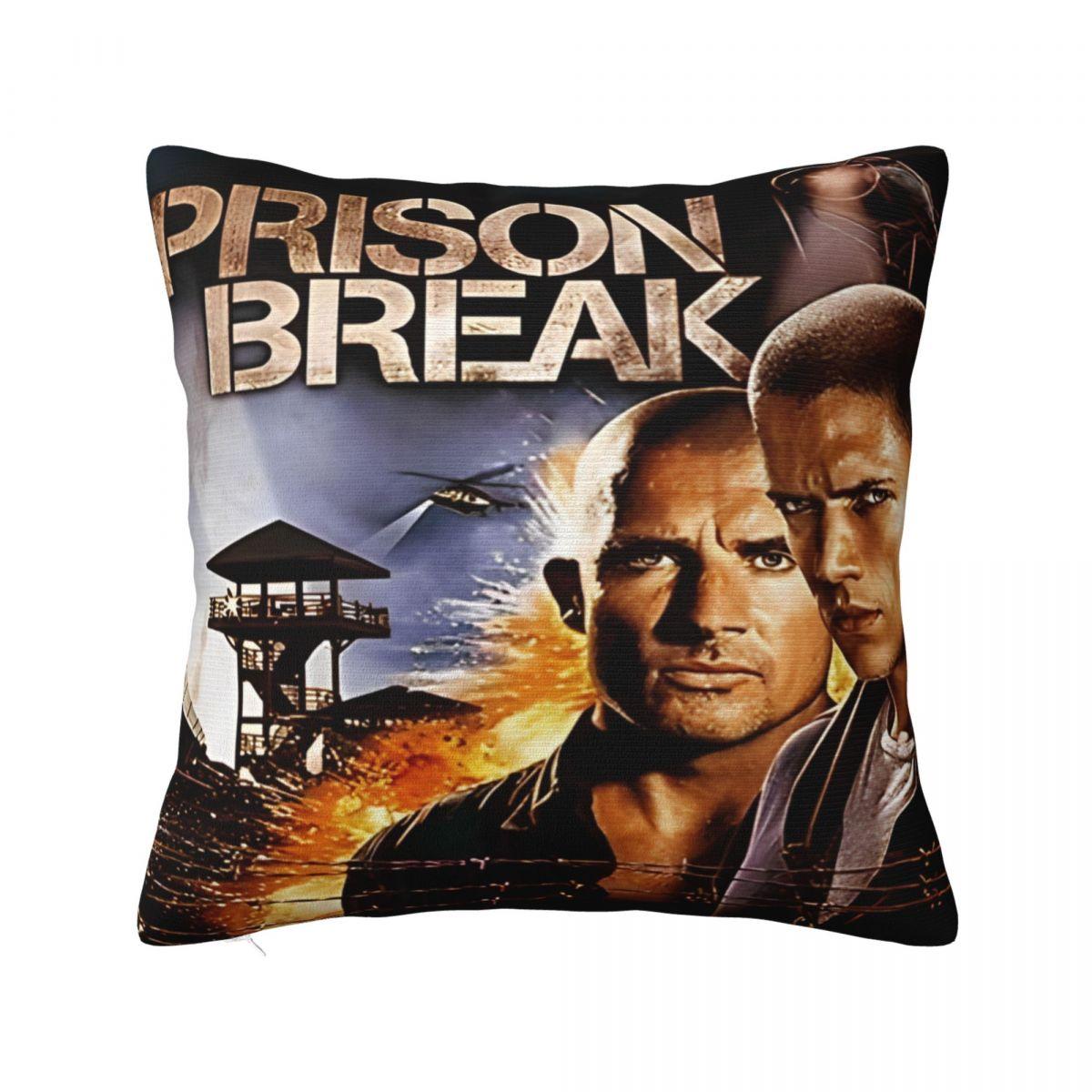 Prison Break TV Series Square Pillow Covers Polyester Bed Car Michael Scofield Cushion Cover Decorative Throw Pillow Case 45*45 12x12Inch