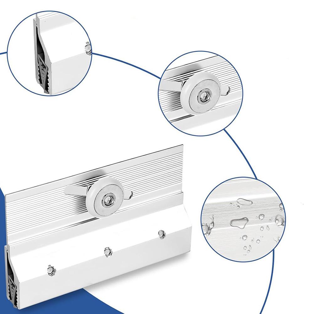 Shower Door Parts Chrome Finish Roller Bathroom Upgrade Adjustable Roller Design Easy Installation 34 Inch Roller